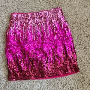 Pink Sequin bodycon skirt, worn at the Eras Tour